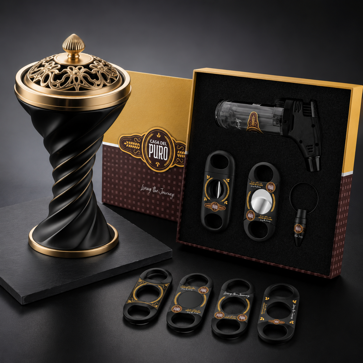 From full OEM/ODM product development to private label branding, OUD burners and custom cigar gift set assembly,