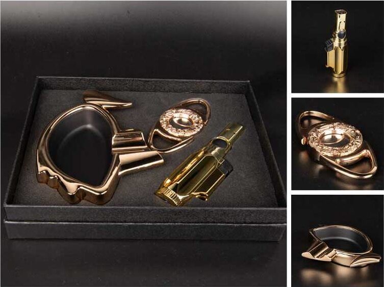 Cigar Gift Set
Cigar Cutter Lighter Set
Customizable Cigar Lighter set
Gift Set Cigar Accessories
Cigar Gift Set Custom
Personalized cigar accessories gift sets